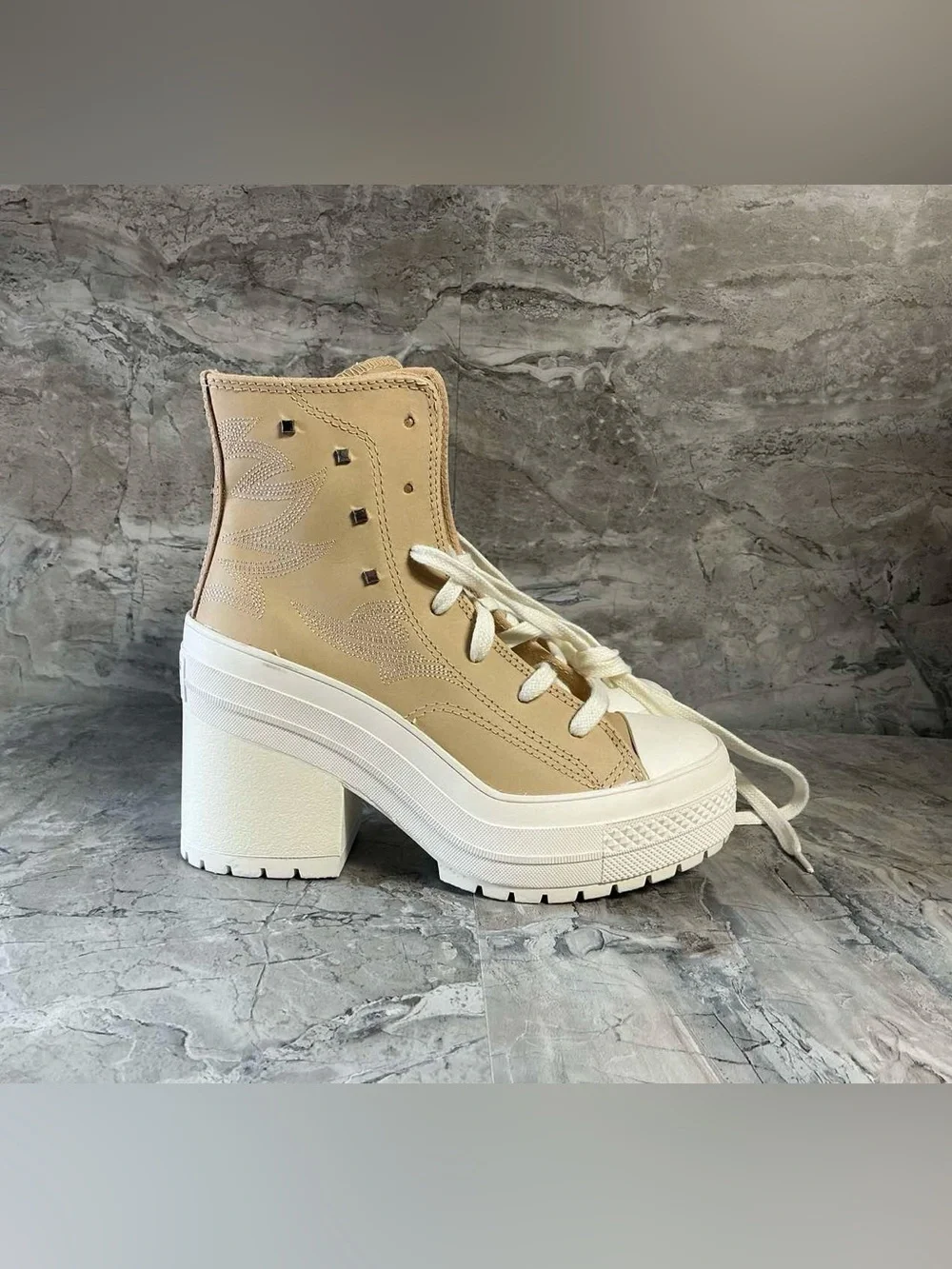 CONVERSE Chuck 70 De Luxe Heel Western Glam NEW